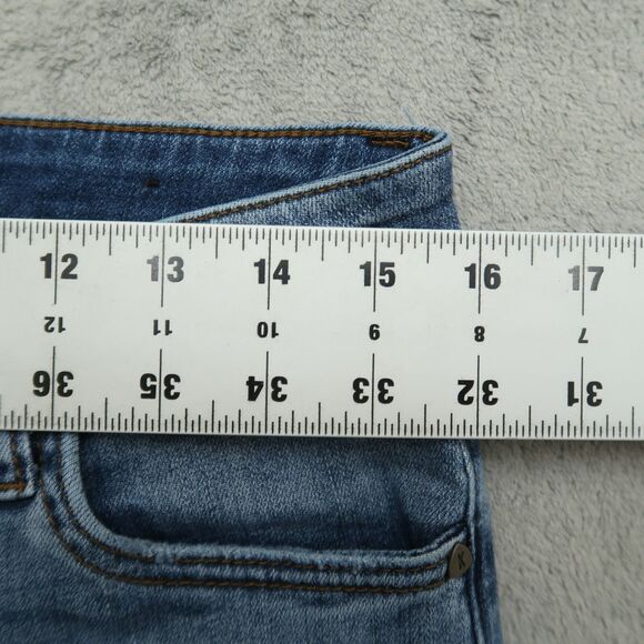 KUT from the Kloth Jeans Women's 10 Mid-Rise Skinny Leg 26" Inseam Distressed - Picture 4 of 16